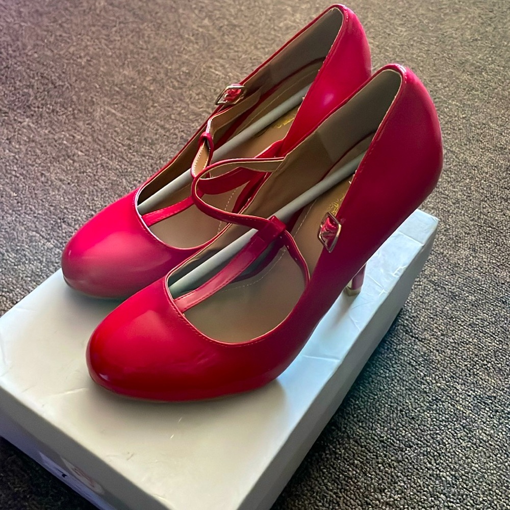 Woman’s Red Heels